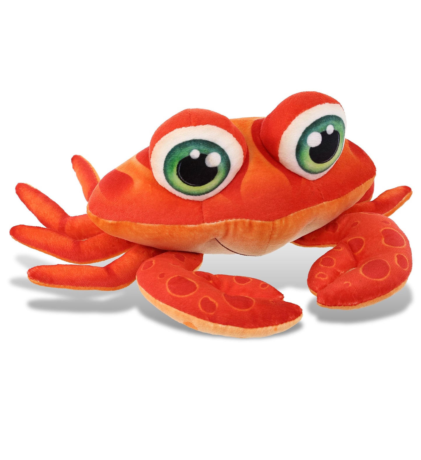 DolliBu Plush Buddies Red Crab Stuffed Animal Plush Toy - 10 Inches