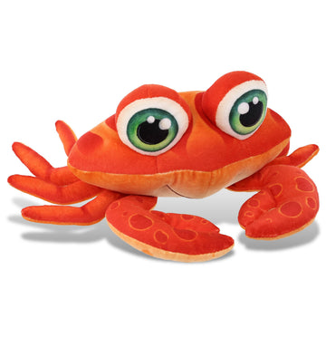 DolliBu Plush Buddies Red Crab Stuffed Animal Plush Toy - 10 Inches