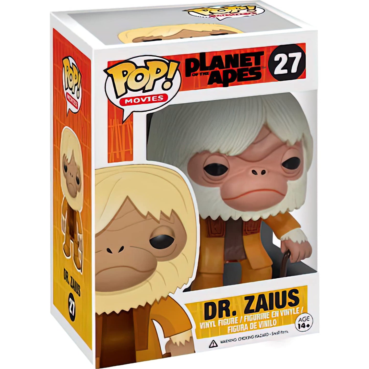 Funko Dr. Zaius: P o p ! Movies Vinyl Figurine Bundle with 1 Compatible 'ToysDiva' Graphic Protector (027-03146 - B)