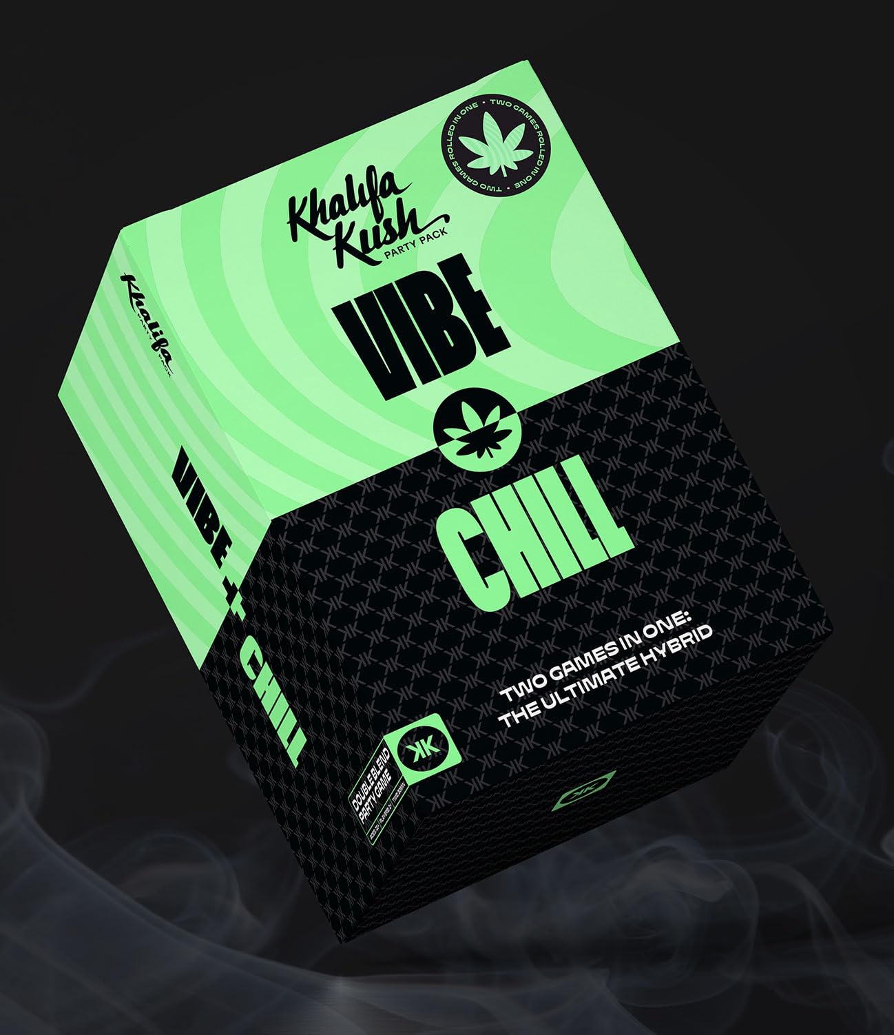 Wiz Khalifa Kush Weed Party Game - VIBE & CHILL | Adult Party Card Game (2 Games in 1) | Chill Party Game to Live the High Life for House Parties, 420