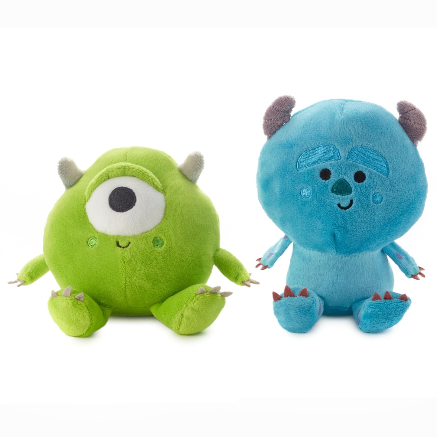 Hallmark Better Together Disney and Pixar Monsters, Inc. Magnetic Plush (Mike and Sulley) 6" Stuffed Toys, Easter Gifts for Kids
