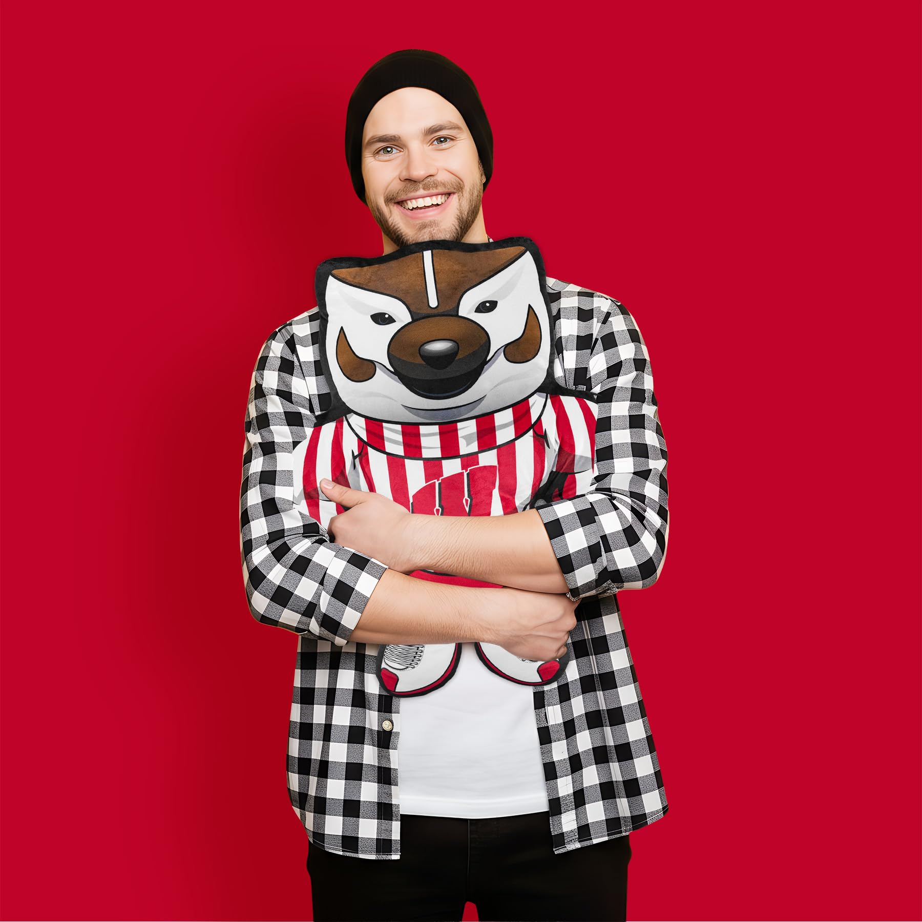 Bleacher Creatures University of Wisconsin Bucky Badger 24" Mascot Bleacher Buddy - Plush Toy