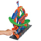 Hot Wheels City Track Set with 1 Hot Wheels Car, Kid-Activated Ferris Wheel with Carnival Lights & Sounds, Ferris Wheel Playset, HKX46