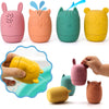 Bumble Bear Mold Free Silicone Bath Toys, Baby Bath Toys 6-12 Months, Toddlers 1-3, Non Toxic Infant Bathtub Toy, Water Toys, Pool Toy, Dishwasher