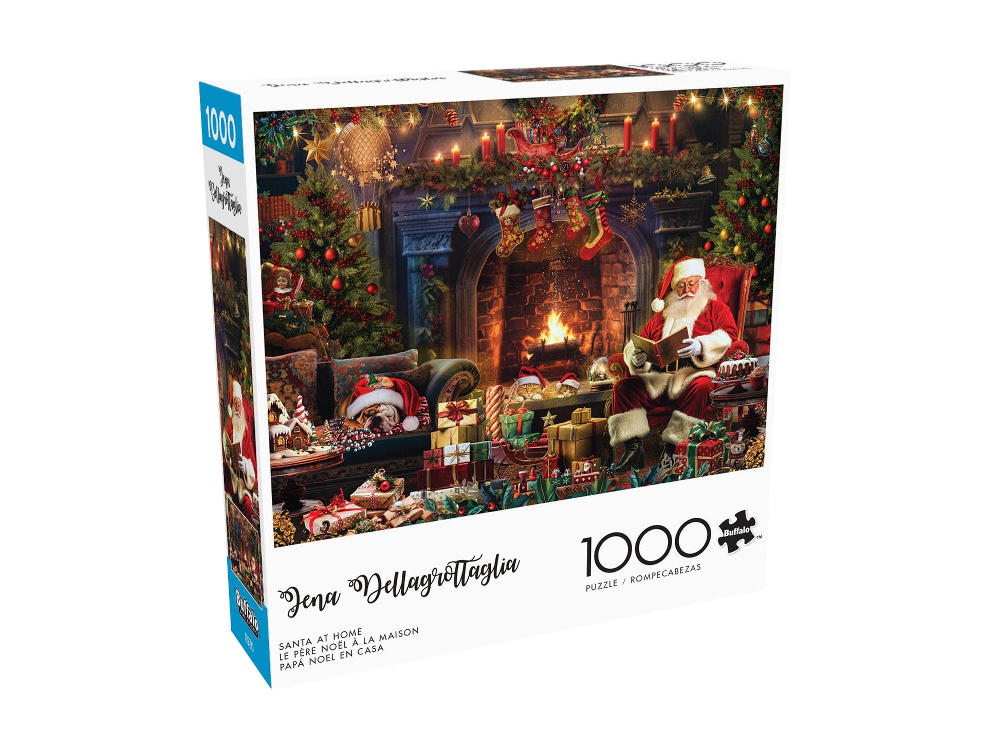 Buffalo Games - Santa at Home - 1000 Piece Jigsaw Puzzle for Adults
