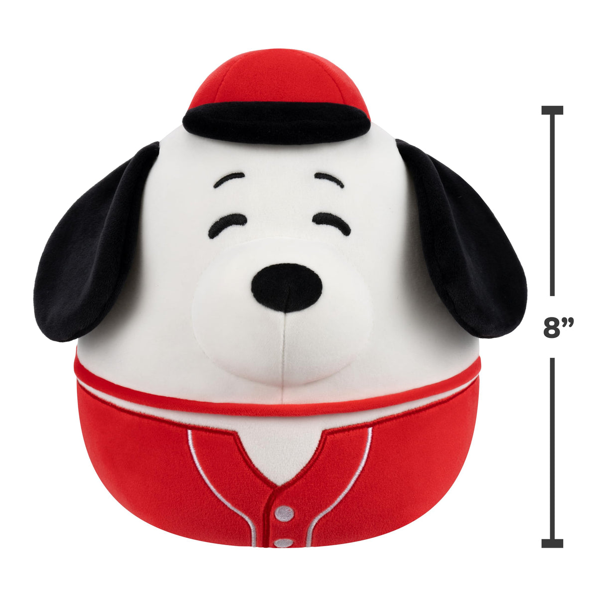 Squishmallows Original Peanuts 8in Baseball Snoopy - Official Jazwares Plush (Little)