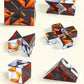 Magic Cube 2 in 1 Set Puzzle Brain Teasers Toy Geometric Brain Teaser Puzzles Geometry 3D Logic IQ Games Puzzle Cubes for Kids and Adults (Diamond)