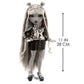 Rainbow High Shadow Series 1 Luna Madison- Grayscale Fashion Doll. 2 Metallic Grey Designer Outfits to Mix & Match, for Kids 6-12 Years Old and