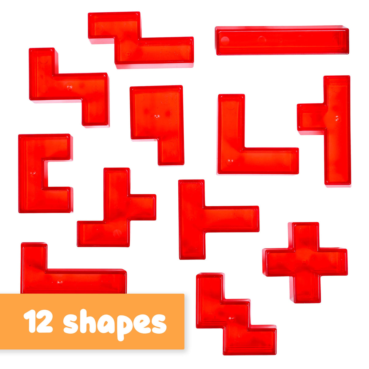 Spark & Wow Light Table Blocks, 12 Shapes, Two Colors
