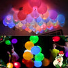 20 LED Light Up Balloons, 12 inch Neon Balloons Mixed Colors Flashing Lasts 24 Hours Glow in the dark for Birthday Glow Party Favors Supplies Wedding