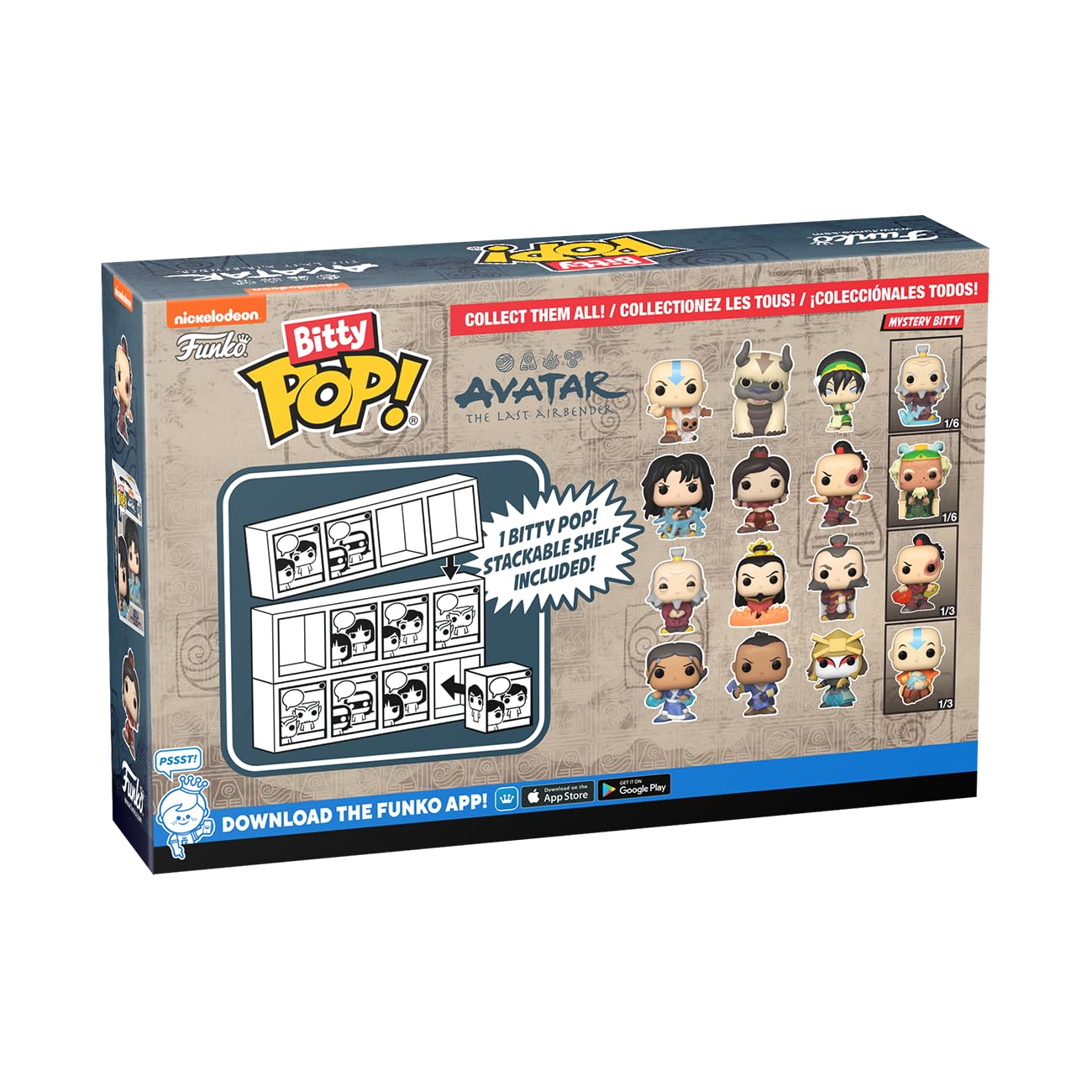 Funko Bitty POP! 4 Pack: Avatar: TLA - Katara, Sokka, Suki + Mystery