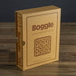 WS Game Company Boggle Vintage Bookshelf Edition, Classic Word Games, Linen-Wrapped Book Box with Retro 1976 Design, Ages 8+