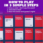 QUOKKA Freedom of Speech Card Board Game - Fast-Paced Guess the Word Challenge - Fun Party Game for Friends and Family Game Night
