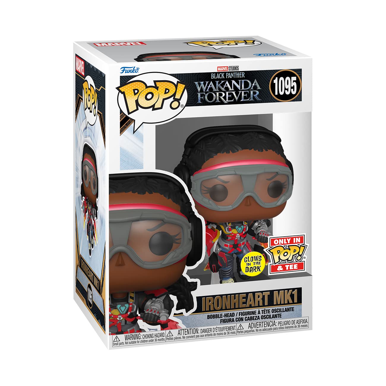 Funko Pop! & Tee: Marvel - Black Panther: Wakanda Forever - Ironheart MK1-3XL