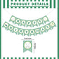 Golf Birthday Decorations - Golf Birthday Banner Hanging Swirls Hole In One Party Decorations for Kids Adults, Green