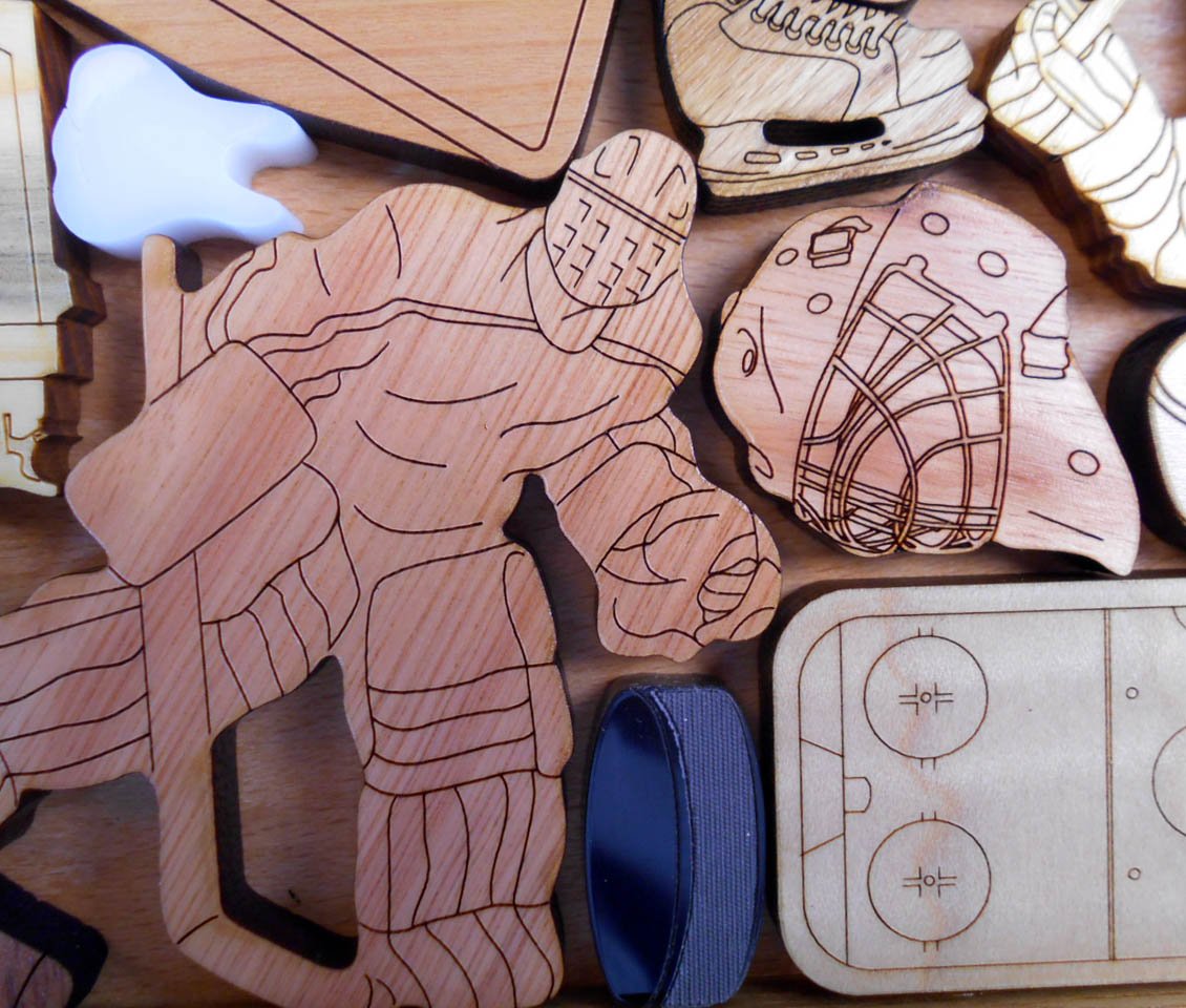 Ice Hockey Fanatics Puzzle - Artistic & Challenging Brain Teaser