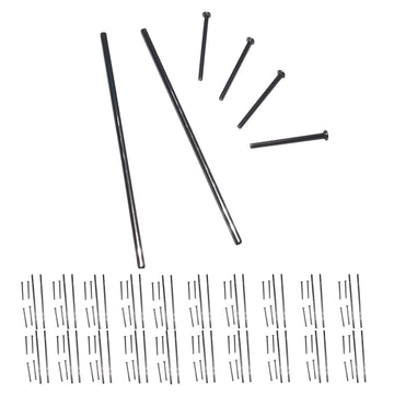 20 Set 1/64 Scale Wheels Modified Hollow Shaft & Mushroom Nails Suitable for 1 64 Scale Diecast Cars DIY Tires (Each Set Contains 2 Hollow Shafts