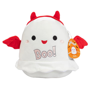 Squishmallows 10-Inch Halloween Melfy Ghost Devil Jazwares Plush