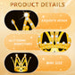 18 Pcs Mini Crown Cake Topper, Tiara Birthday Cake Toppers