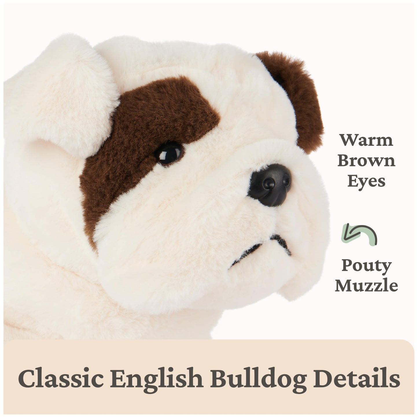 GUND Toast 10-Inch Bulldog Puppy Stuffed Animal for Ages 0+