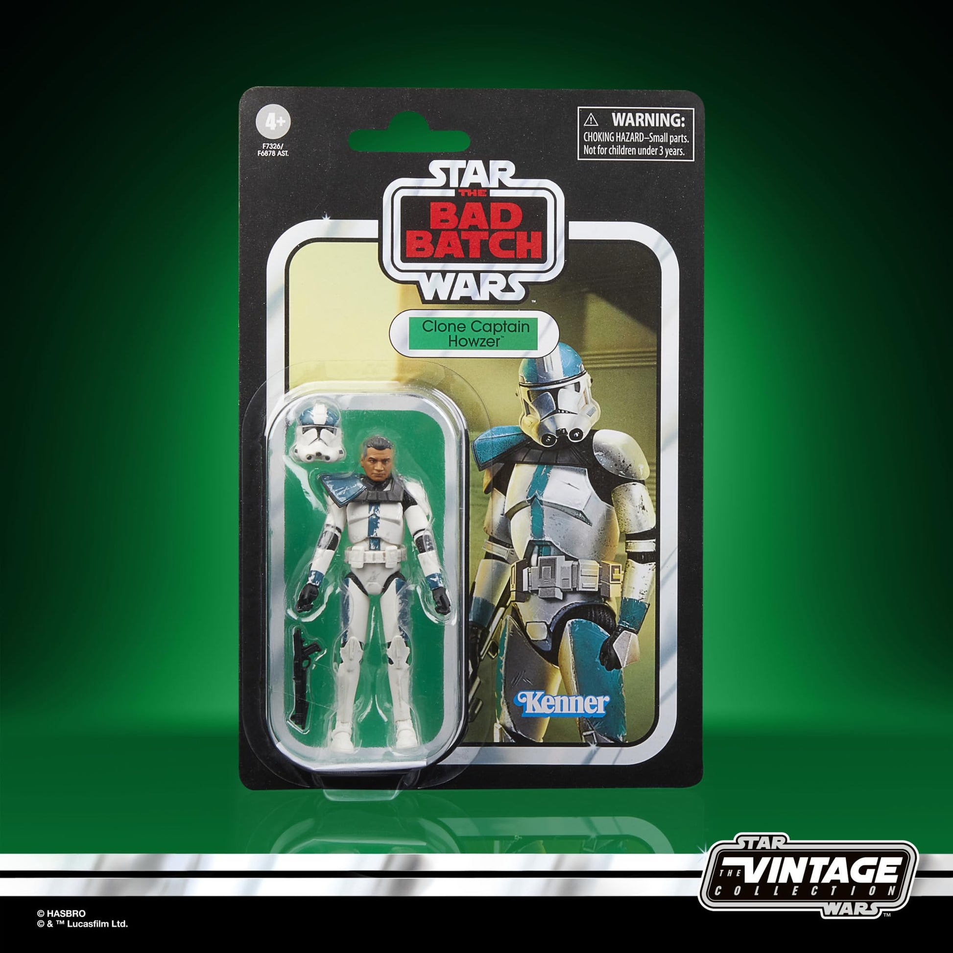 STAR WARS The Vintage Collection Clone Captain Howzer, The Bad Batch 3.75-Inch Collectible Action Figure, Ages 4 and Up