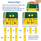 Shut The Box Dice Game 4 Player, Wooden Board Table Games for Kids and Adults, Addition Math Games for Family, Classroom, Party or Bar (10 Numbers)
