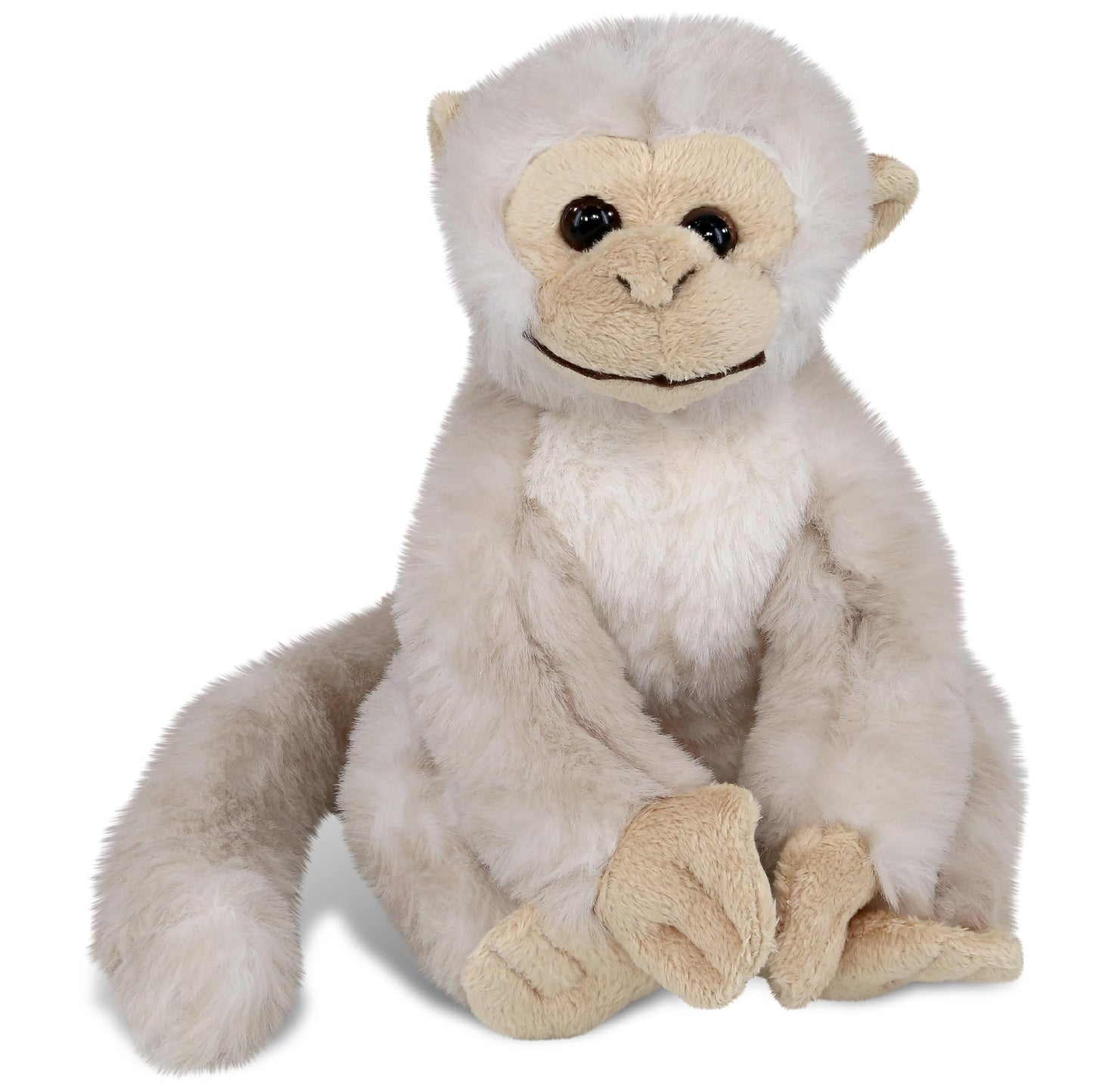 DolliBu Squirrel Monkey Stuffed Animal - Super Soft Stuffed Animal Squirrel Monkey Plush, Adorable Wildlife Animal Squirrel Monkey Doll, Cute Zoo
