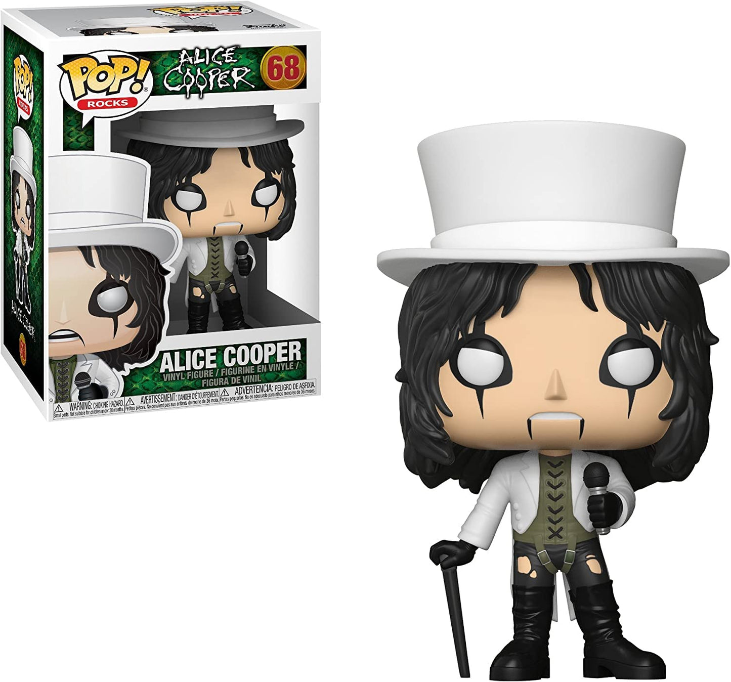 Funko POP!: Rocks Alice Cooper Collectible Figure, Multicolor