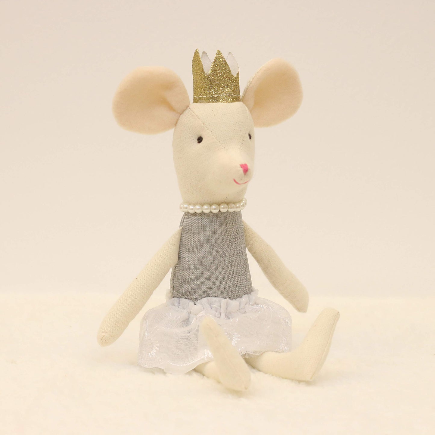mousemic Mouse Family Dolls Stuffed Animal Toy Birthday Gift Mini Plush Toy Gray