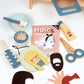Tender Leaf Toys - Hair Salon - 21 Piece Pretend Play Wooden Hair Cutting Kit, Hairdresser Kit, Hair Styling Set with Tilting Mirror - Encourages