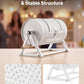 VEVOR Raffle Ticket Spinner, 11.6" x 6.6" Holds 2500 Tickets or 100 Ping Pong Balls, Raffle Drum Lottery Spinning Cage with Reinforced Handle, Stable