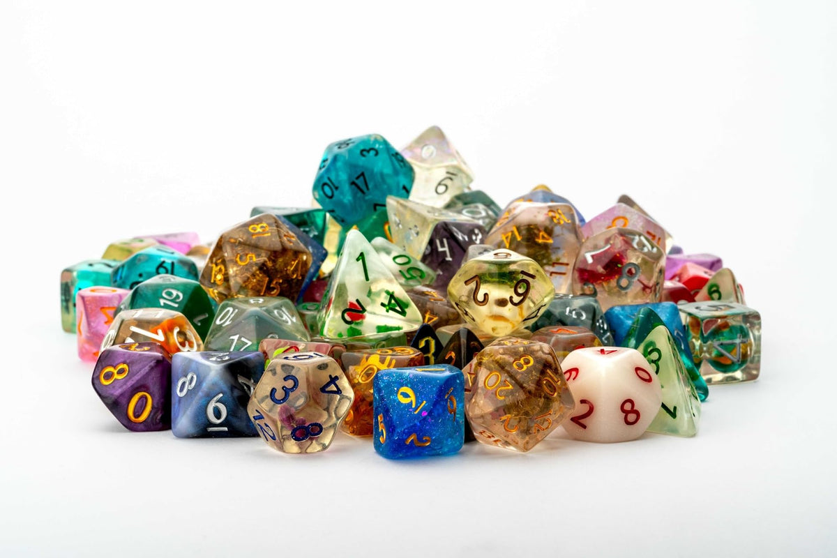 FanRoll ONE Pound of Premium Assorted Resin Dice