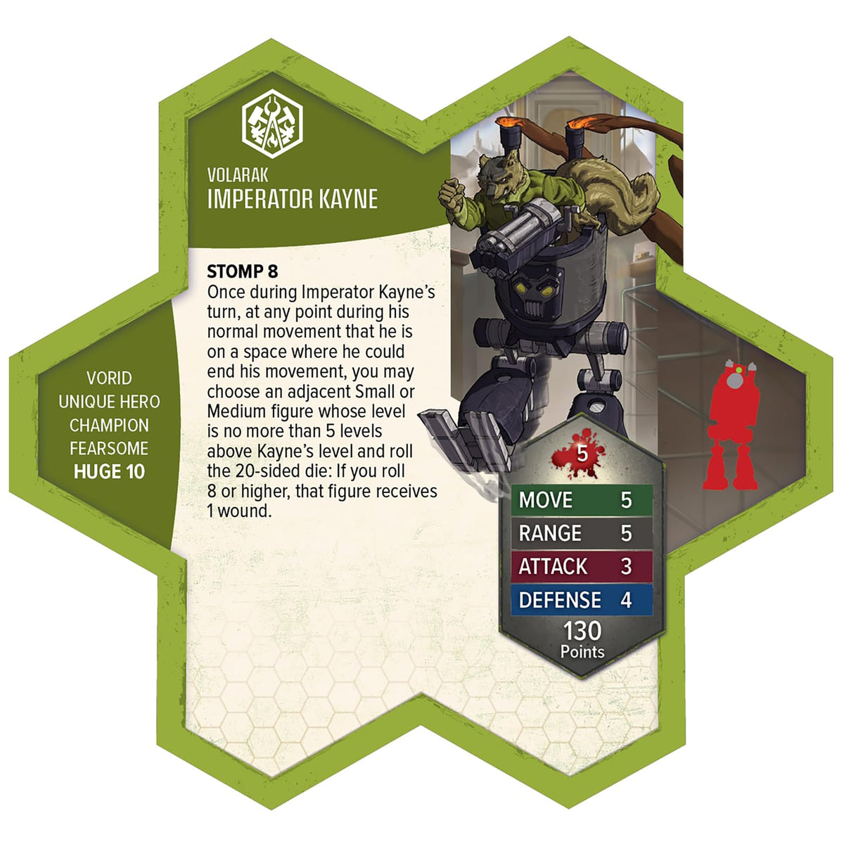 Renegade Game Studios Heroscape Imperator Kayne Miniature Army Expansion