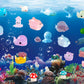 Mini Ocean Resin Animals, Aquarium Ornaments Decorations, Tiny Miniature Sea Animals Marine Miniature Animals for DIY Fish Tank/Easter Eggs/Christmas