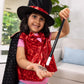 Melissa & Doug Magician Role Play Costume Set - Includes Hat, Cape, Wand, Magic Tricks