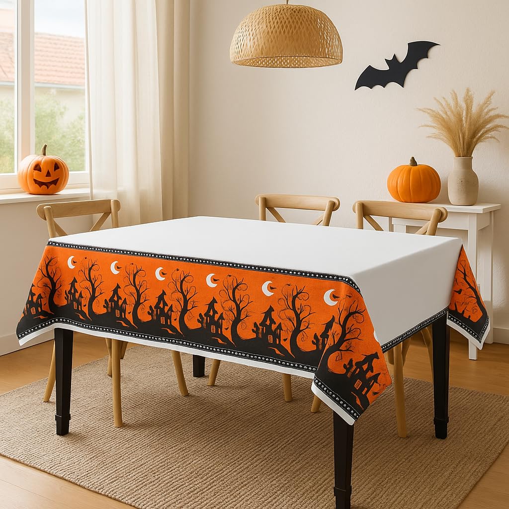 Frightfully Fancy Plastic Table Cover
