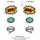 Big Dot of Happiness Bam Superhero - Baby Shower or Birthday Party Centerpiece Sticks - Table Toppers - Set of 15