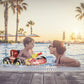 2 Pack Inflatable Kids Pool Floats with Water Gun, Pool Toys for Kids Ages 4-8, Blow Up Toddler Pool Floats, Swimming Pool Game Toys, Fire Truck