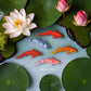 Miniature Koi Fish Set (10pcs, 5 Styles): Realistic Resin Sinking Ornamental Fish for Dollhouse Pond, Fairy Garden, Aquarium, Zen Decor, Adult