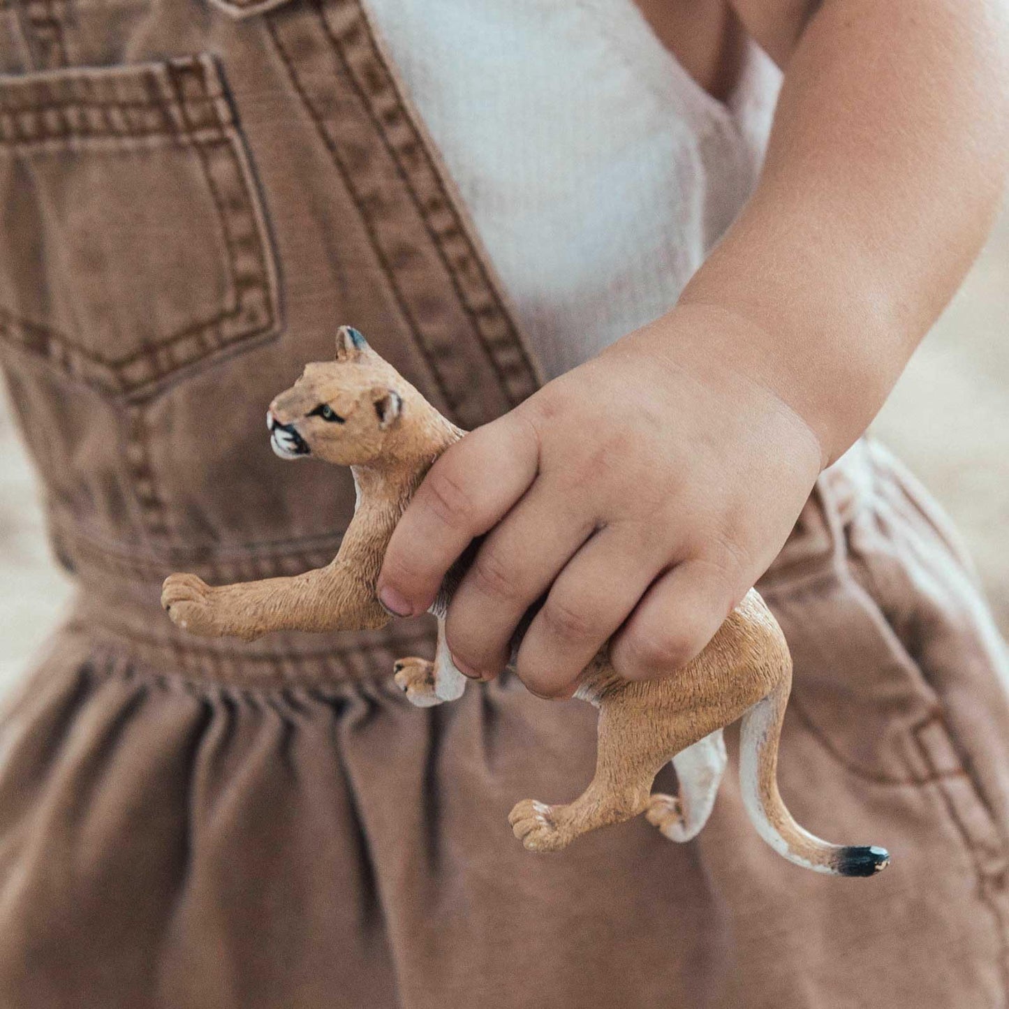 Safari Ltd. Mountain Lion Figurine - Realistic 5.5" Plastic Model Figure - Educational Toy for Boys, Girls & Kids Ages 3+