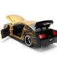 Jada Toys Bigtime Muscle 1:24 2008 Ford Shelby GT-500KR Die-cast Car - Opening Doors, Hood, Trunk, Rubber Tires(Gold Black)