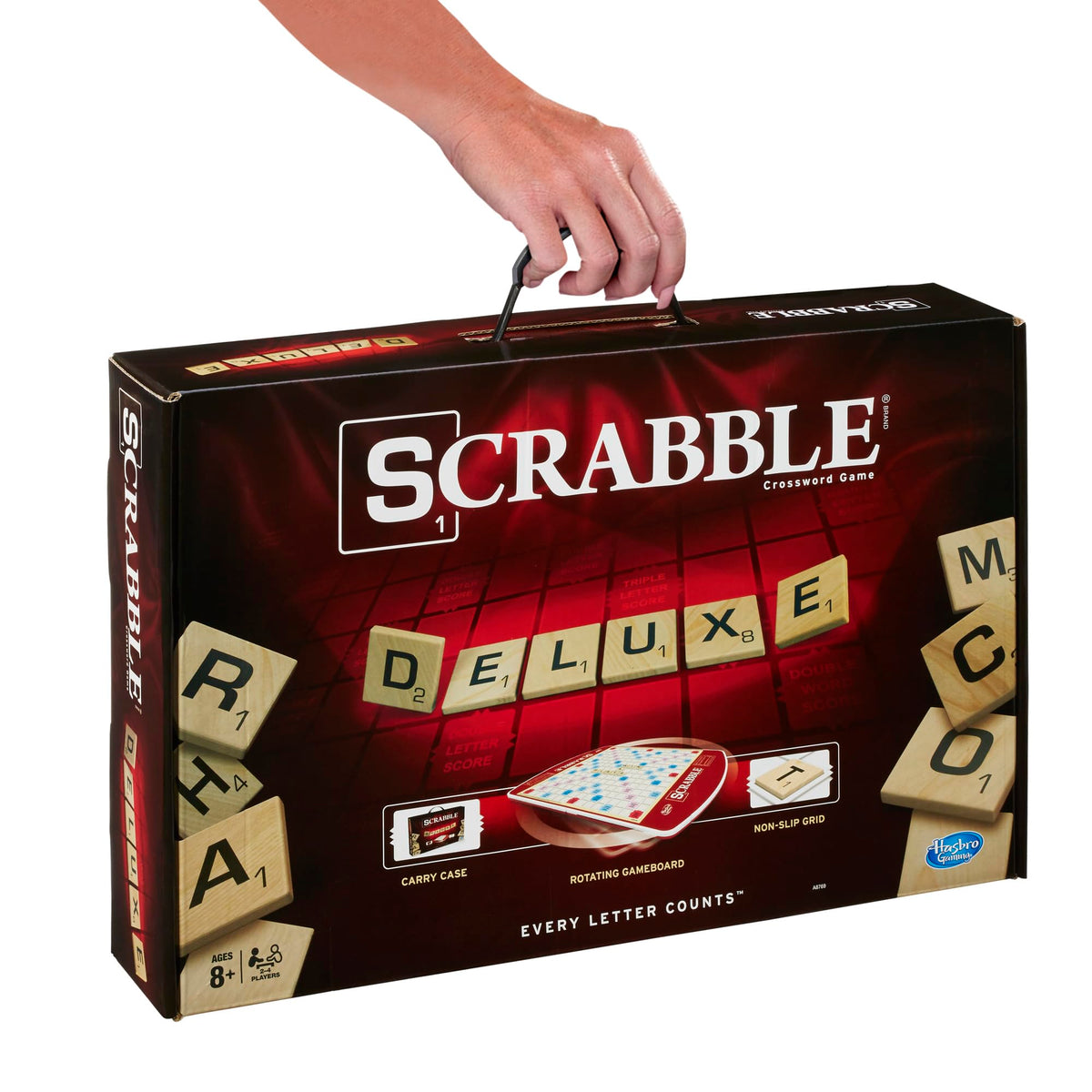 Hasbro Games Scrabble Deluxe Edition Letter Tiles Word Game