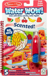 Melissa & Doug Scented Water Wow! Mess Free Coloring Book, Reusable Water-Reveal Activity Pad, Fruit, Travel Toys, Party Favors, for Toddlers for Kids