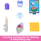Barbie Skipper Doll & Playset with Accessories, Babysitting Set Themed to Mealtime, Color-Change Toy Play