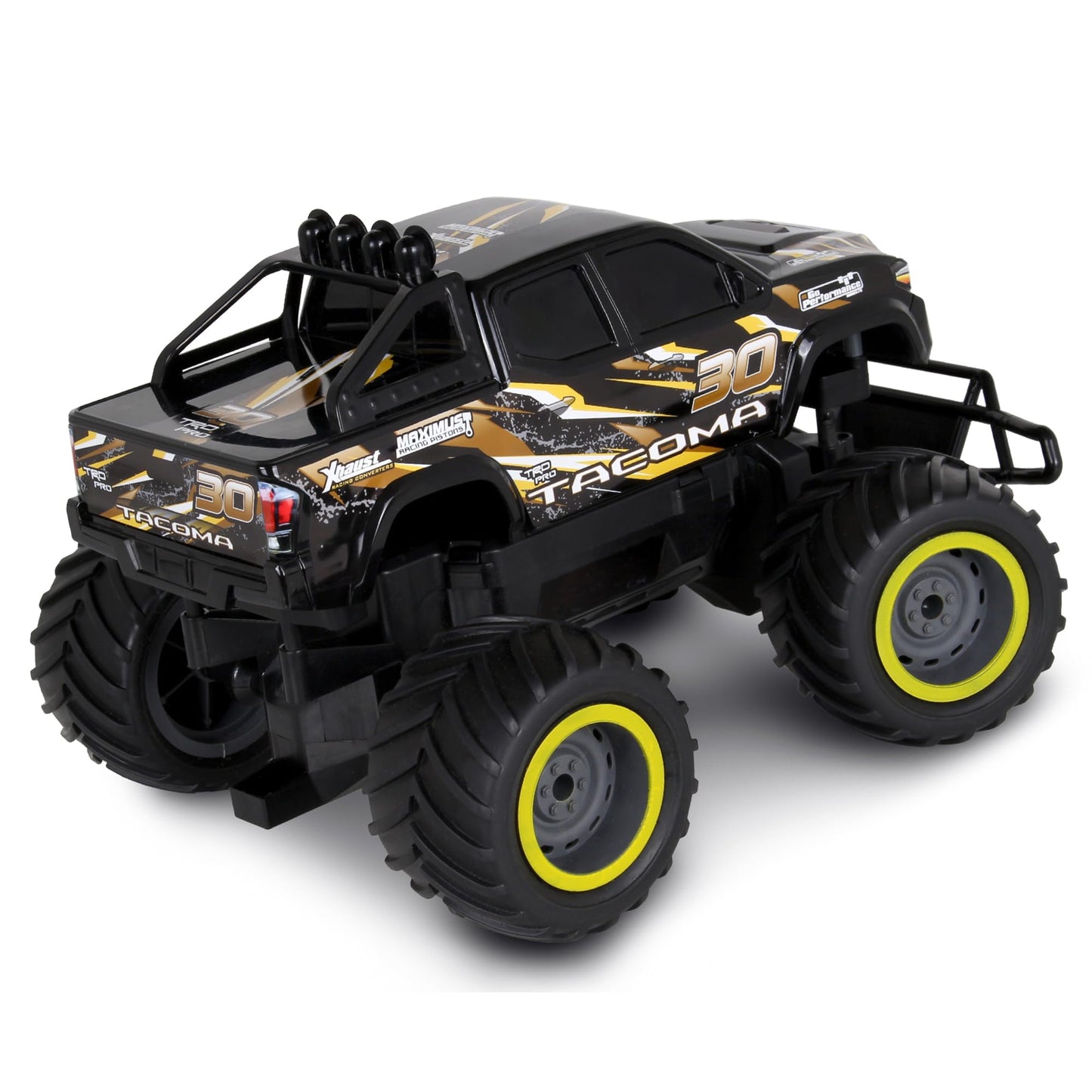 NKOK Mean Machines Toyota Tacoma RTR RC, Orange/Black, 2.4 GHz, Ages 6+