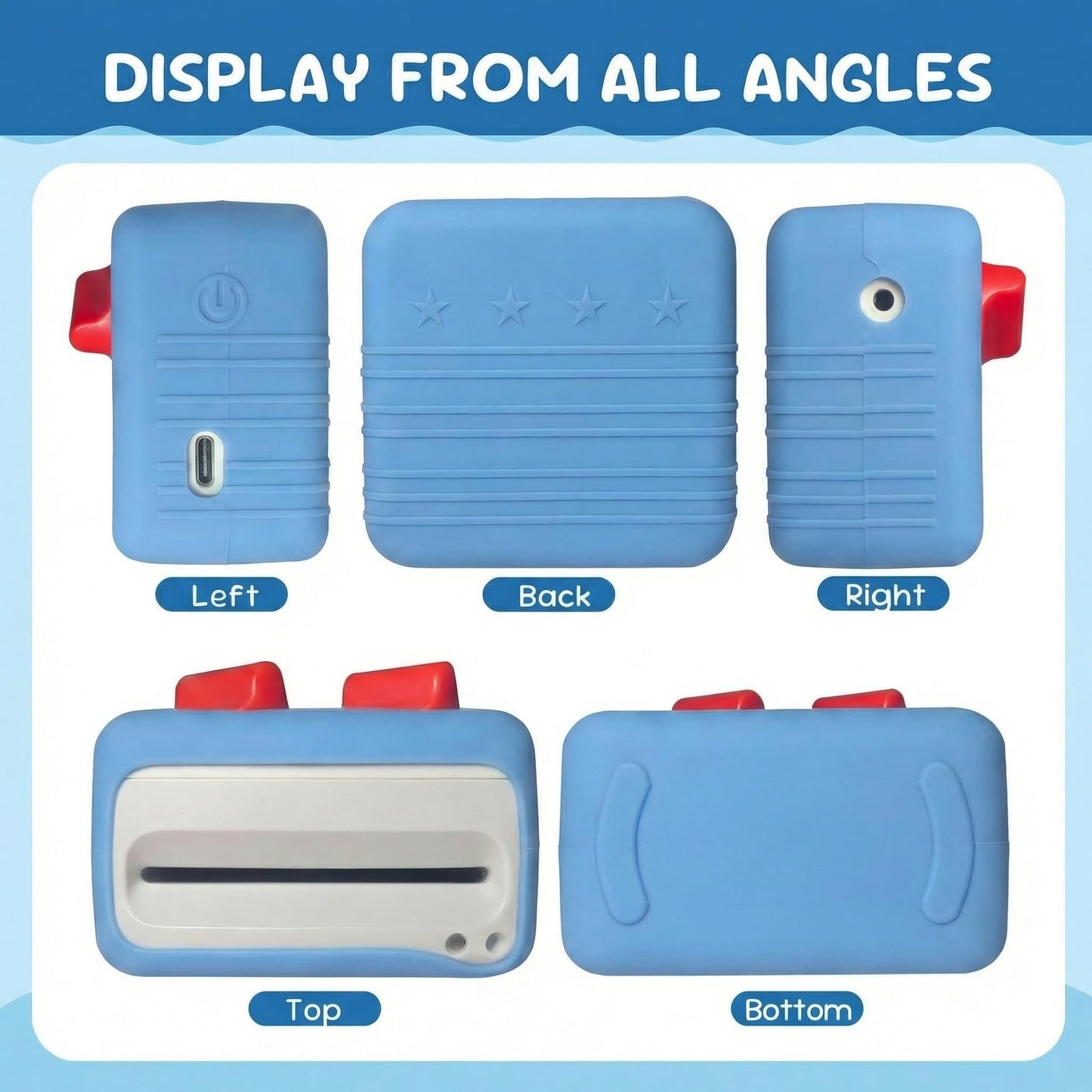 AUBOEAY Card Case for Yoto Mini Player, Travel Cards Holder with Silicone Cover, Kids Audio Music Accessory