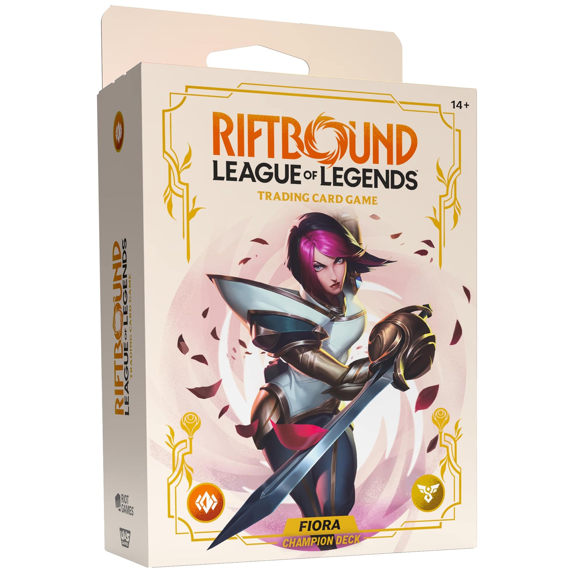 Riftbound: League of Legends TCG Spiritforged - Champion Deck: Fiora - Ready-to-Play Character, Trading Card Game, Deck-Building, Powerful Stat Boosts