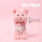 Lambasami Plush Animal Toy with Diaper, Soft Stuffed Dog Pig Fox Set, Baby Pretend Play Gift (Pig, 14.6)