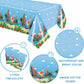 3 Pack Ocean Girl Party Disposable Plastic Rectangular Tablecloths