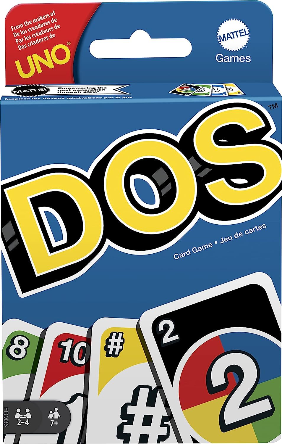 Mattel Uno Dos Card Game (Pack of 3)